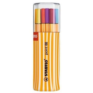

STABILO point 88 Twin Pack 20 barev