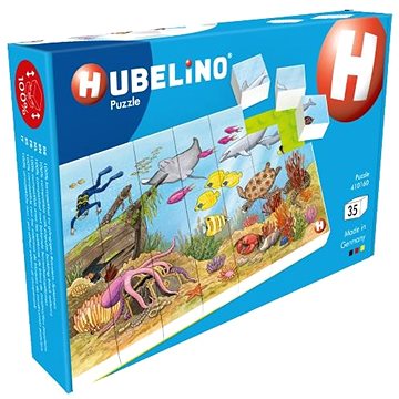

Hubelino Puzzle Pestrobarevný podvodní svět