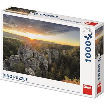 Dino skalnaté stěny 1000 puzzle  - Puzzle