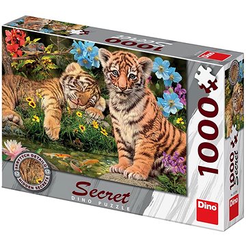 Dino tygříci 1000 secret collection puzzle  - Puzzle