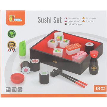 

Dřevěné sushi