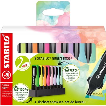 

STABILO GREEN BOSS deskset 8 barev