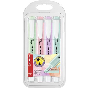 

STABILO Swing Cool Pastel pouzdro 4 ks, mix barev č. 1