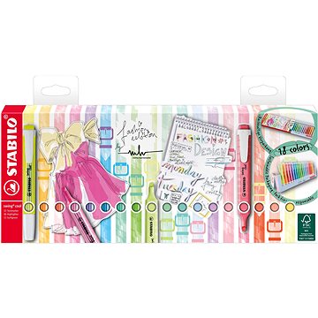 

STABILO Swing Cool deskset módní edice 18 ks
