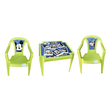IPAE - DISNEY sada MICKEY 2 židličky + stoleček - Dětský nábytek