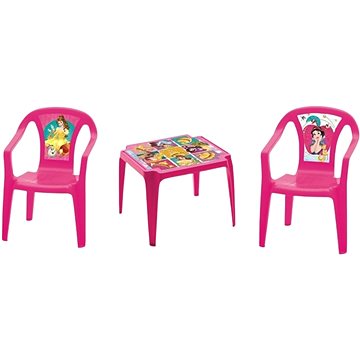 IPAE - DISNEY sada PRINCESS 2 židličky + stoleček - Dětský nábytek