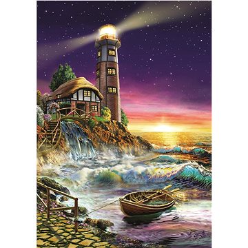

Puzzle Západ slunce u majáku 500 dílků