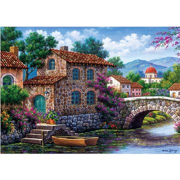 

Puzzle Kanál s květinami 500 dílků