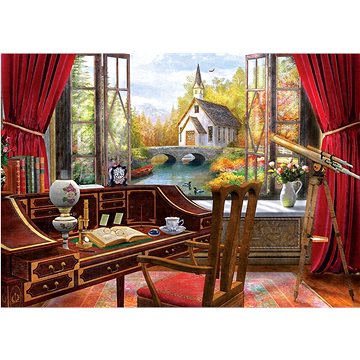 

Puzzle Výhled z pracovny 500 dílků
