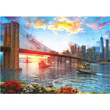 

Puzzle Západ slunce v New Yorku 1000 dílků