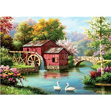 

Puzzle Starý červený mlýn 1000 dílků