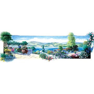 

Panoramatické puzzle Zahrada na terase 1000 dílků