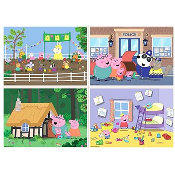 

Puzzle Prasátko Peppa 4v1 (20,40,60,80 dílků)