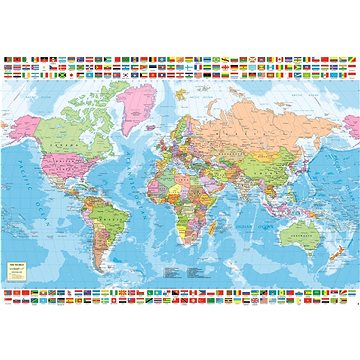 

Puzzle Politická mapa světa 1500 dílků