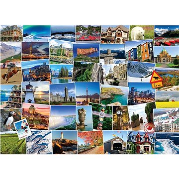 

Puzzle Světoběžník - Kanada 1000 dílků