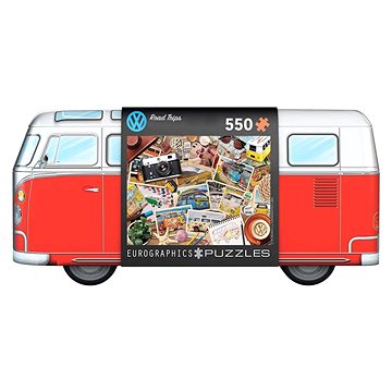 

Puzzle v plechové krabičce Volkswagen Road Trip 550 dílků