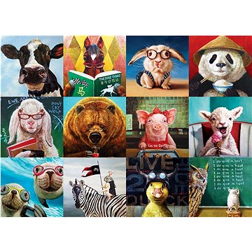 

Puzzle Legrační zvířata 1000 dílků