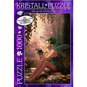 

Puzzle s drahokamy Swarovski Vílí les 1000 dílků