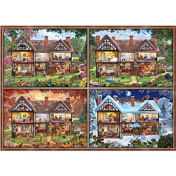 

Puzzle Chaloupka ve čtyřech ročních obdobích 2000 dílků