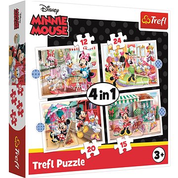 

Puzzle Minnie s přáteli 4v1 (12,15,20,24 dílků)