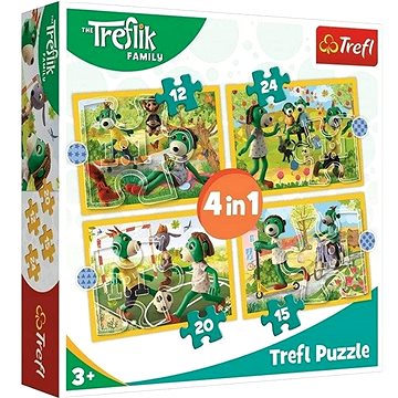 

Puzzle Treflíci: Zábava 4v1 (12,15,20,24 dílků)