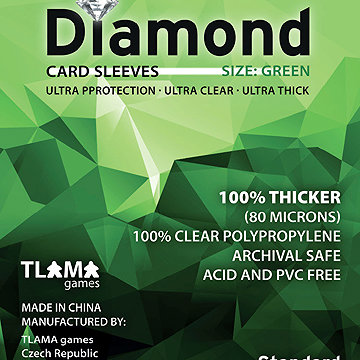 

TLAMA games Diamond Green: Standard (63,5 × 88 mm)