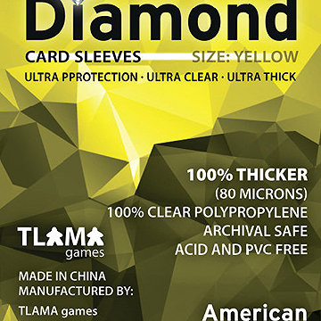 TLAMA games Diamond Yellow: American Mini (41 × 63 mm)