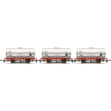 Set tří nákladních vagónů HORNBY R6788 - 20 Ton Tank Wagon, ICI - Vláček
