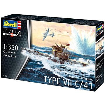 

Plastic ModelKit ponorka 05154 - German Submarine Type VII C/41
