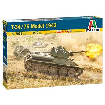 

Model Kit tank 7078 - T-34/76 Model 1943