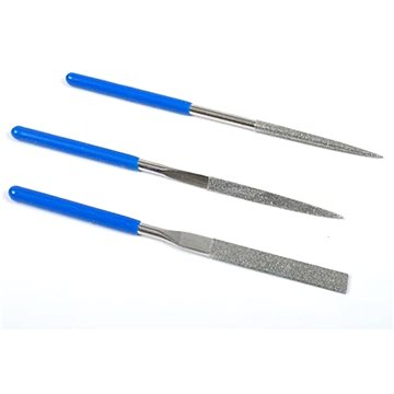 

3 pcs mini diamond file set - 100mm 50820 - sada plníků