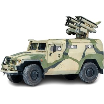 

Model Kit military 3682 - GAZ with AT missile system "Kornet D"