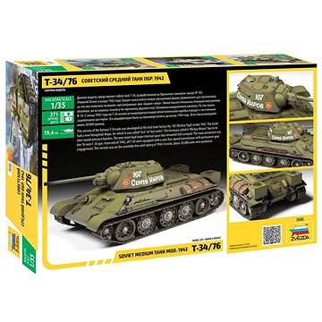 

Model Kit tank 3686 - T-34/76 mod.1942