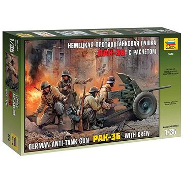 

Model Kit figurky 3610 - PAK-36 with Crew