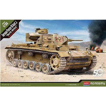 

Model Kit tank 13531 - German Panzer III Ausf.J "North Africa"