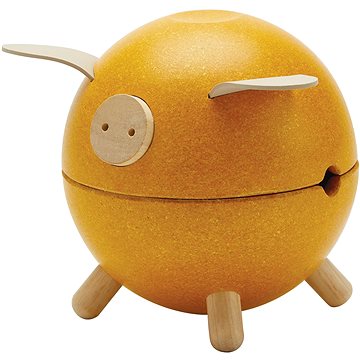 

Plan Toys Kasička - žluté prasátko "Orchard"