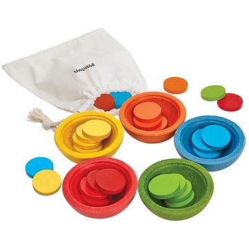 

Plan Toys Třídící kalíšky