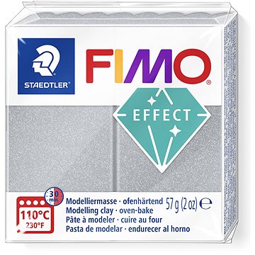 

FIMO effect 8020 metalická stříbrná