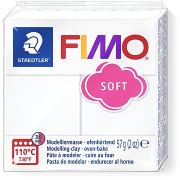 FIMO soft 8020 56g bílá - Modelovací hmota