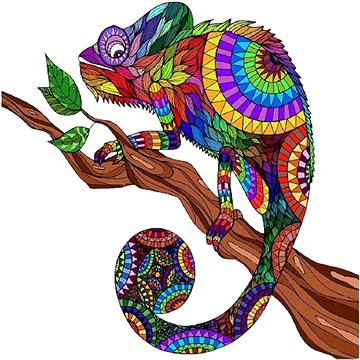 

Puzzle "Chameleon" 40,5x28cm