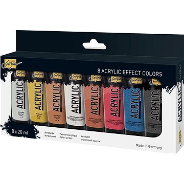 

KREUL Solo goya Sada akrylových barev, metalické, 8 barev, 20 ml v tubě