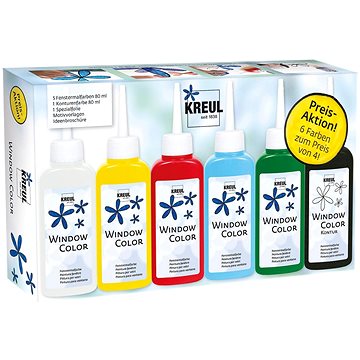 

KREUL Window Color Základní sada barev na sklo