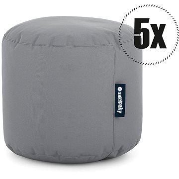 

SakyPaky 5x taburet šedý ocelový