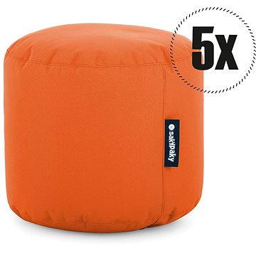 SakyPaky 5x taburet oranžový
