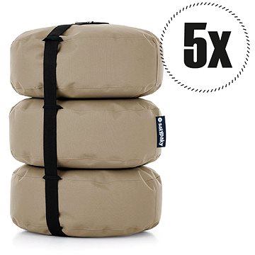 

SakyPaky Sedací vaky - 5x Triburet béžový