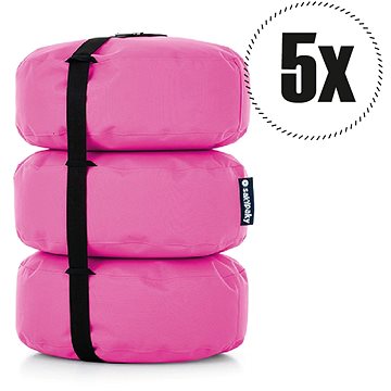 

SakyPaky Sedací vaky - 5x Triburet růžový