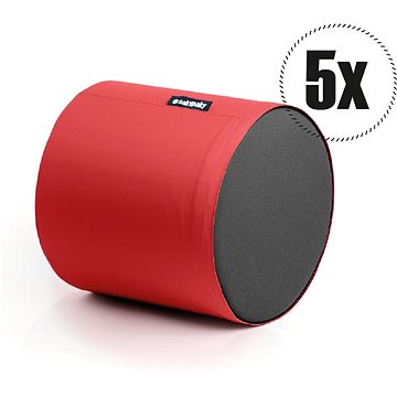 

SakyPaky Sedací vaky - 5x Taburet PUR červený