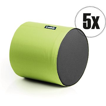 SakyPaky Sedací vaky - 5x Taburet PUR limetový