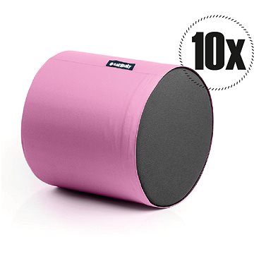 SakyPaky Sedací vaky - 10x Taburet PUR růžový