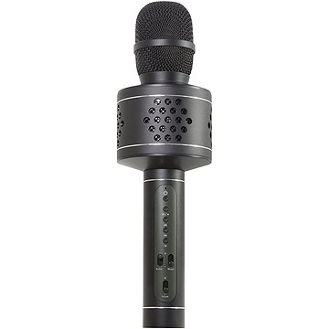 Teddies Mikrofon Karaoke Bluetooth černý - Dětský mikrofon